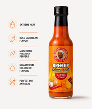 Cargar imagen en el visor de la galería, Open Up Extreme Heat Pepper Sauce
