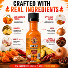 Load image into Gallery viewer, Open Up Extreme Heat Pepper Sauce
