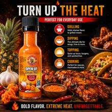 Load image into Gallery viewer, Open Up Extreme Heat Pepper Sauce
